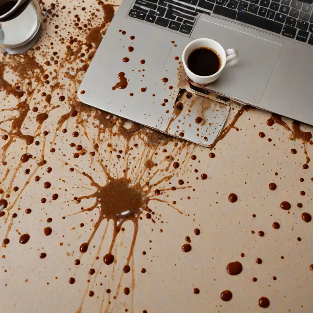 Laptop zalany kawą – jak go uratować?